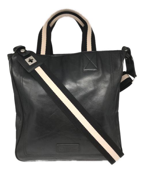 BALLY（バリー）BALLY (バリー) 2WAYレザーショルダーバッグ ブラック サイズ:下記参照の古着・服飾アイテム