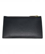 CELINEセリーヌ）の古着「コンパクトジップカードホルダー」｜ブラック