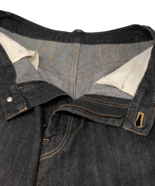 Y's（ワイズ）Y's (ワイズ) シンチバックデニムパンツ ブラック サイズ:1の古着・服飾アイテム