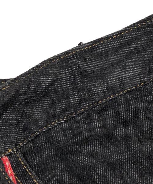 Y's（ワイズ）Y's (ワイズ) シンチバックデニムパンツ ブラック サイズ:1の古着・服飾アイテム