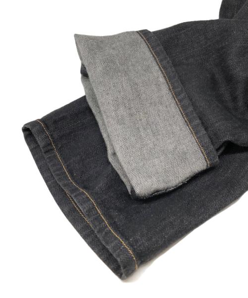 Y's（ワイズ）Y's (ワイズ) シンチバックデニムパンツ ブラック サイズ:1の古着・服飾アイテム