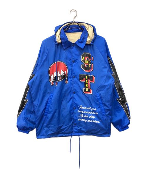 Denim Tears（デニムティアーズ）Denim Tears (デニムティアーズ) SAINT MICHAEL (セントマイケル) DT COACH JKT ブルー サイズ:Mの古着・服飾アイテム