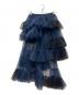 VIVIANO（ヴィヴィアーノ）の古着「Tiered Skirt」｜ネイビー