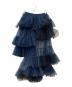 VIVIANO (ヴィヴィアーノ) Tiered Skirt ネイビー サイズ:F 未使用品：28000円