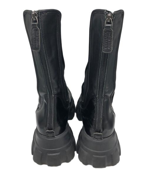 VIVIANO（ヴィヴィアーノ）VIVIANO (ヴィヴィアーノ) LOST IN ECHO (ロスト イン エコー) side gore boots ブラック サイズ:下記参照の古着・服飾アイテム