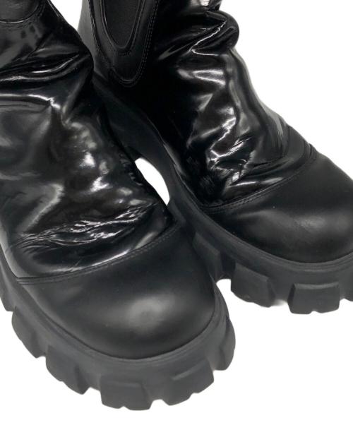 VIVIANO（ヴィヴィアーノ）VIVIANO (ヴィヴィアーノ) LOST IN ECHO (ロスト イン エコー) side gore boots ブラック サイズ:下記参照の古着・服飾アイテム