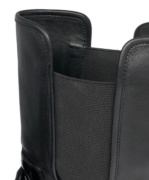 VIVIANO（ヴィヴィアーノ）VIVIANO (ヴィヴィアーノ) LOST IN ECHO (ロスト イン エコー) side gore boots ブラック サイズ:下記参照の古着・服飾アイテム