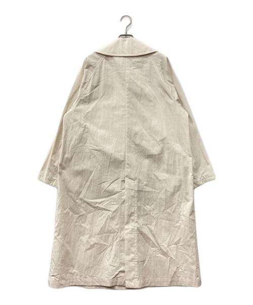 JOURNAL STANDARD（ジャーナルスタンダード）JOURNAL STANDARD (ジャーナルスタンダード) コットンナイロンギャバビックカラーコート ベージュ サイズ:38 未使用品の古着・服飾アイテム