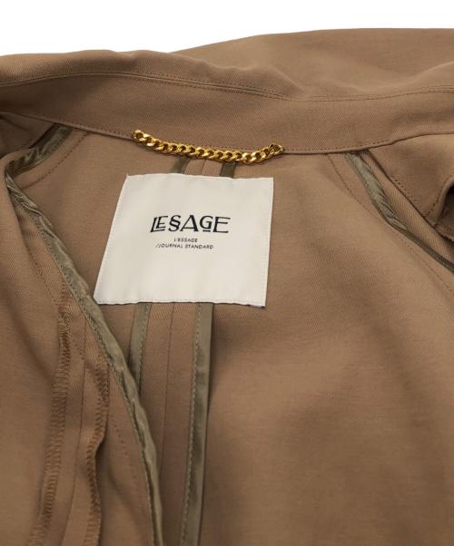 JOURNAL STANDARD Lessage（ジャーナルスタンダード レサージュ）JOURNAL STANDARD Lessage (ジャーナルスタンダード レサージュ) DULF ニュアンス トレンチコート ベージュ サイズ:FREE 未使用品の古着・服飾アイテム