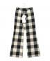 ACNE STUDIOS (アクネ ストゥディオス) チェックパンツ ブラック サイズ:XS 未使用品：13000円