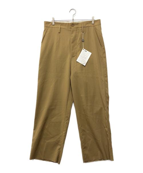MARNI（マルニ）MARNI (マルニ) wool tropical wide slacks キャメル サイズ:46 未使用品の古着・服飾アイテム
