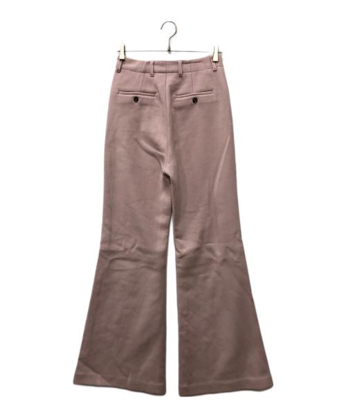 MM6 Maison Margiela（エムエムシックスメゾンマルジェラ）MM6 Maison Margiela (エムエムシックスメゾンマルジェラ) ウールフレアパンツ ピンク サイズ:40 未使用品の古着・服飾アイテム