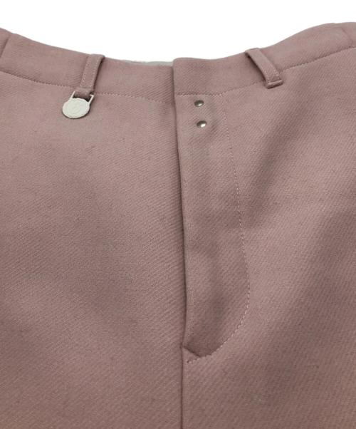 MM6 Maison Margiela（エムエムシックスメゾンマルジェラ）MM6 Maison Margiela (エムエムシックスメゾンマルジェラ) ウールフレアパンツ ピンク サイズ:40 未使用品の古着・服飾アイテム