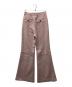 MM6 Maison Margiela (エムエムシックスメゾンマルジェラ) ウールフレアパンツ ピンク サイズ:40 未使用品：20000円