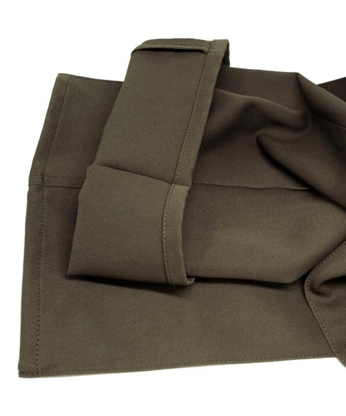 MIHARA YASUHIRO（ミハラヤスヒロ）MIHARA YASUHIRO (ミハラヤスヒロ) Wide Herringbone Pants カーキ サイズ:46 未使用品の古着・服飾アイテム