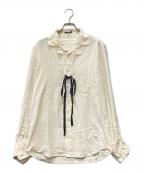 ANN DEMEULEMEESTERアンドゥムルメステール）の古着「長袖シャツ」｜ベージュ