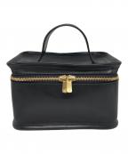 YUKARI OTAユカリオオタ）の古着「レザーミニブックバッグ LIFESTYLIST」｜ブラック