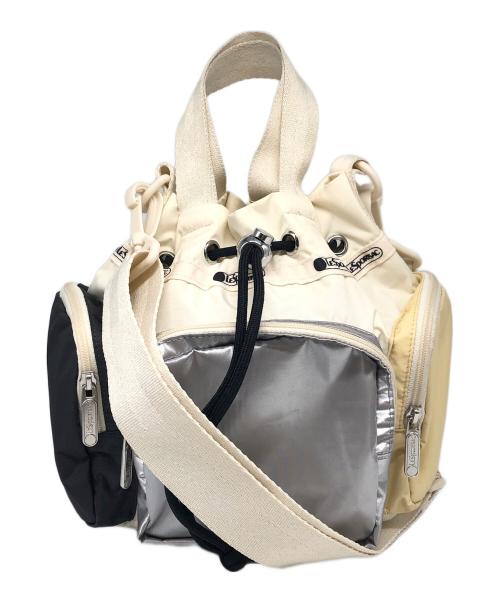 LeSportsac（レスポートサック）LeSportsac (レスポートサック) AMERI (アメリ) CB Drawstring 2WAYバッグ グレー サイズ:下記参照の古着・服飾アイテム