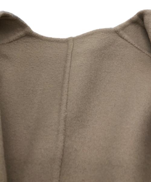 ADORE（アドーア）ADORE (アドーア) 2TONEリバーコート ブルー×ベージュ サイズ:36の古着・服飾アイテム