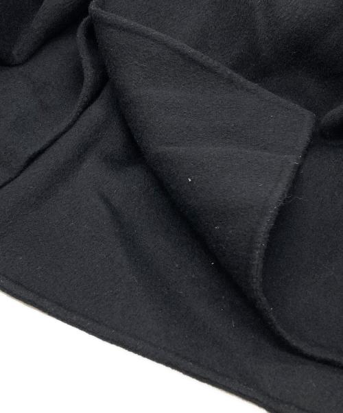 icB（アイシービー）icB (アイシービー) ウールリバー ロングトレンチコート ブラック サイズ:4の古着・服飾アイテム