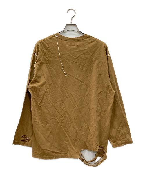 DISCOVERED（ディスカバード）DISCOVERED (ディスカバード) LOOPING DAMAGE CUTSEWN ブラウン サイズ:1 未使用品の古着・服飾アイテム