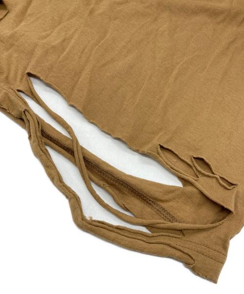 DISCOVERED（ディスカバード）DISCOVERED (ディスカバード) LOOPING DAMAGE CUTSEWN ブラウン サイズ:1 未使用品の古着・服飾アイテム