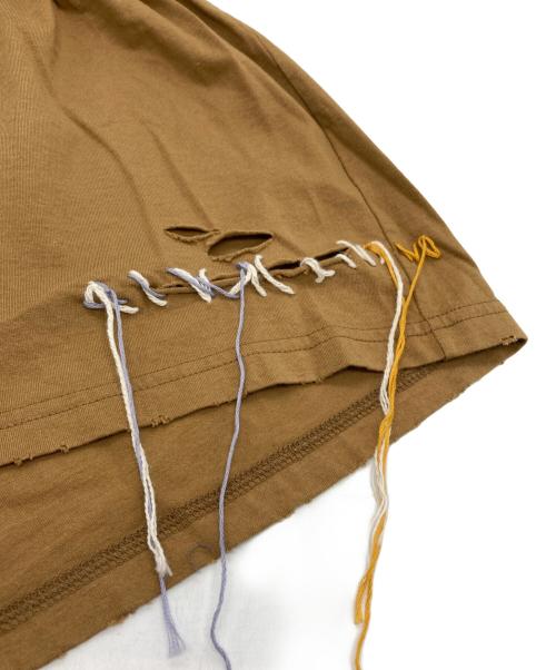 DISCOVERED（ディスカバード）DISCOVERED (ディスカバード) LOOPING DAMAGE CUTSEWN ブラウン サイズ:1 未使用品の古着・服飾アイテム