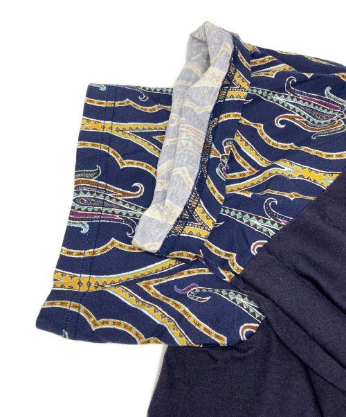 ETRO（エトロ）ETRO (エトロ) ペイズリーTシャツ ネイビー サイズ:XLの古着・服飾アイテム