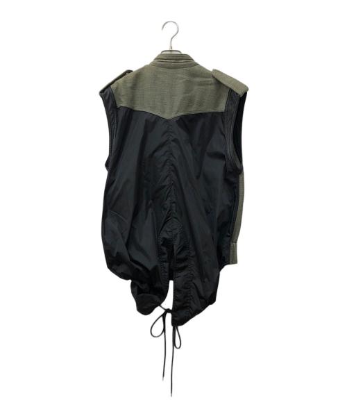 ALEXANDER WANG（アレキサンダー・ワン）ALEXANDER WANG (アレキサンダーワン) ライダースレイヤージップベスト カーキの古着・服飾アイテム