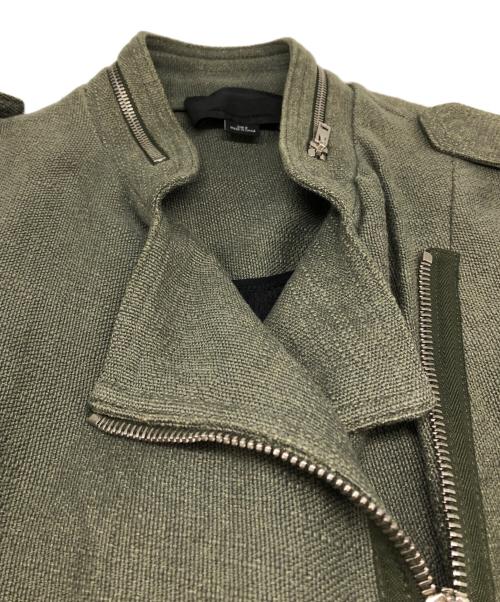 ALEXANDER WANG（アレキサンダー・ワン）ALEXANDER WANG (アレキサンダーワン) ライダースレイヤージップベスト カーキの古着・服飾アイテム