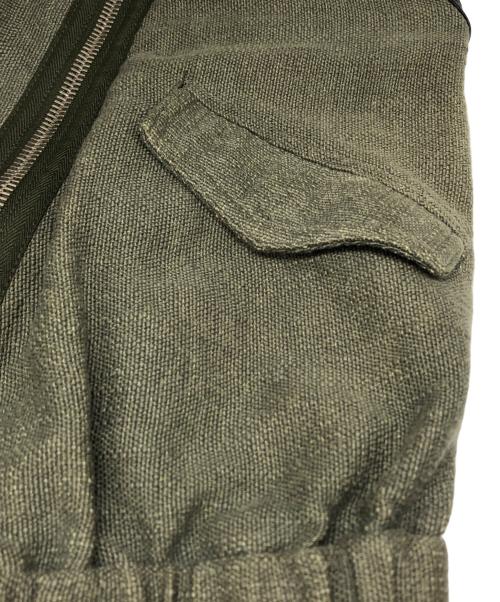 ALEXANDER WANG（アレキサンダー・ワン）ALEXANDER WANG (アレキサンダーワン) ライダースレイヤージップベスト カーキの古着・服飾アイテム