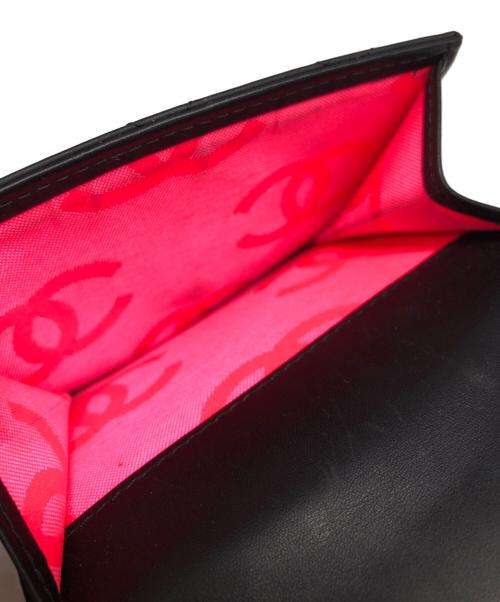 CHANEL（シャネル）CHANEL (シャネル) マトラッセ2つ折り財布 ブラック サイズ:下記参照の古着・服飾アイテム