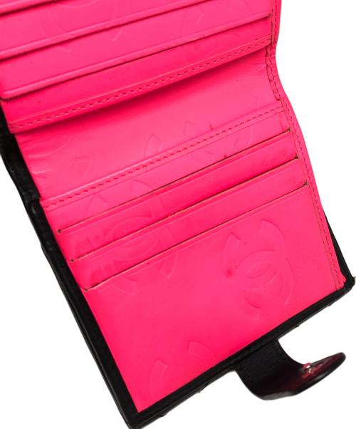 CHANEL（シャネル）CHANEL (シャネル) マトラッセ2つ折り財布 ブラック サイズ:下記参照の古着・服飾アイテム