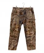 CarHarttカーハート）の古着「リアルツリーペインターパンツ」｜ブラウン