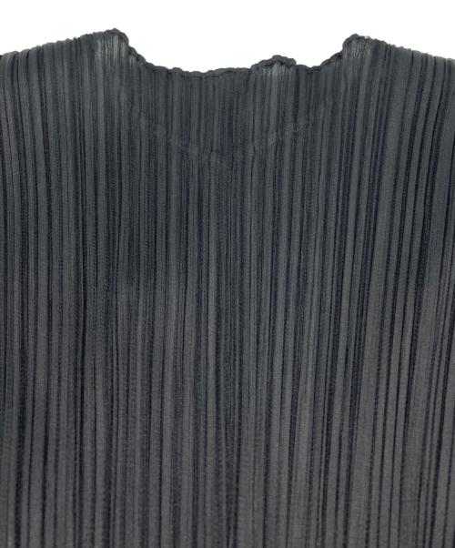 PLEATS PLEASE（プリーツプリーズ）PLEATS PLEASE (プリーツプリーズ) プリーツカーディガン ブラック サイズ:3の古着・服飾アイテム