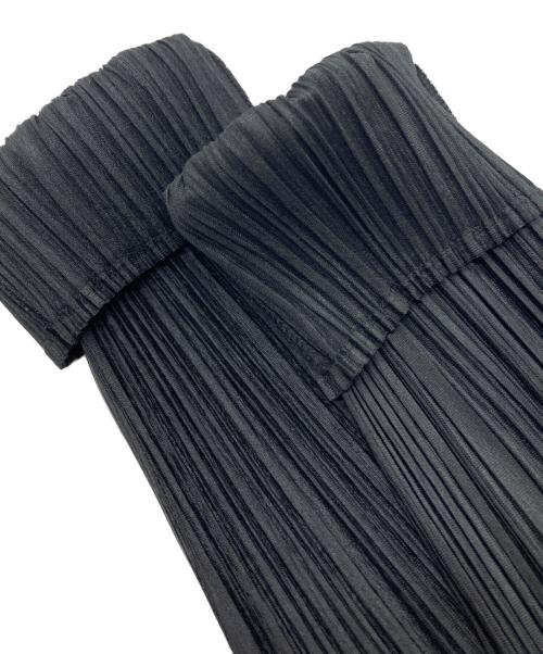 PLEATS PLEASE（プリーツプリーズ）PLEATS PLEASE (プリーツプリーズ) プリーツカーディガン ブラック サイズ:3の古着・服飾アイテム