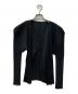 PLEATS PLEASE（プリーツプリーズ）の古着「プリーツカーディガン」｜ブラック