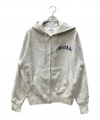 Champion REVERSE WEAVE×MoMAチャンピオン リバース ウィーブ×モマ）の古着「ジップアップパーカー」｜グレー