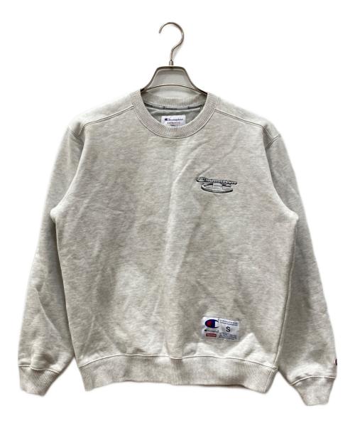 SUPREME（シュプリーム）SUPREME (シュプリーム) Champion (チャンピオン) クルーネックスウェット グレー サイズ:Sの古着・服飾アイテム