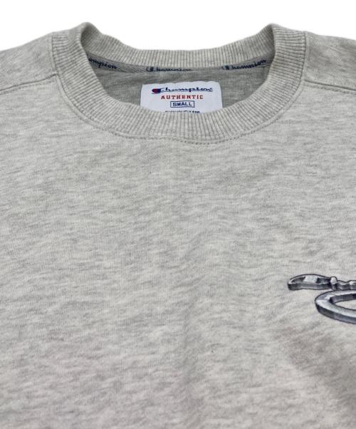 SUPREME（シュプリーム）SUPREME (シュプリーム) Champion (チャンピオン) クルーネックスウェット グレー サイズ:Sの古着・服飾アイテム