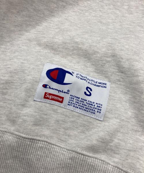 SUPREME（シュプリーム）SUPREME (シュプリーム) Champion (チャンピオン) クルーネックスウェット グレー サイズ:Sの古着・服飾アイテム