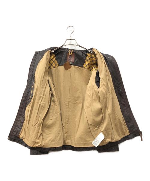 Timberland（ティンバーランド）Timberland (ティンバーランド) レザージャケット ブラウン サイズ:Lの古着・服飾アイテム