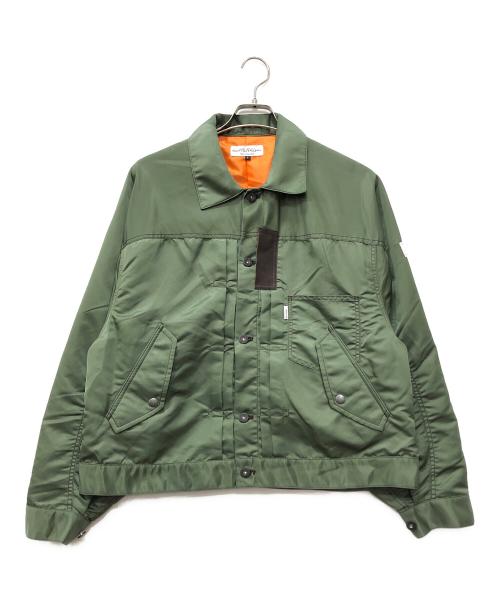 elephant TRIBAL fabrics（エレファントトライバルファブリックス）elephant TRIBAL fabrics (エレファントトライバルファブリックス) ナイロントラッカージャケット カーキ サイズ:Fの古着・服飾アイテム