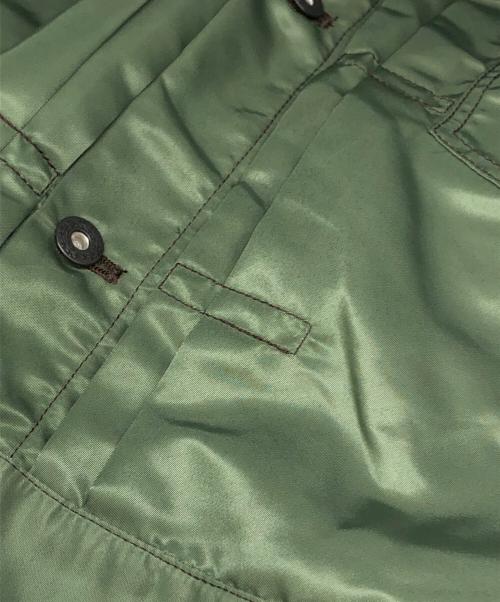 elephant TRIBAL fabrics（エレファントトライバルファブリックス）elephant TRIBAL fabrics (エレファントトライバルファブリックス) ナイロントラッカージャケット カーキ サイズ:Fの古着・服飾アイテム