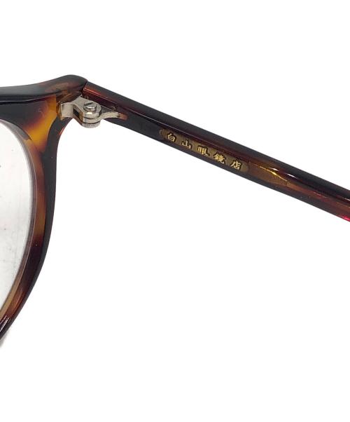 白山眼鏡店（ハクサンガンキョウテン）白山眼鏡店 (ハクサンガンキョウテン) サングラス ブラウン サイズ:下記参照の古着・服飾アイテム