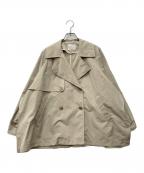 IENAイエナ）の古着「Peポプリンオーバーショートコート」｜ベージュ