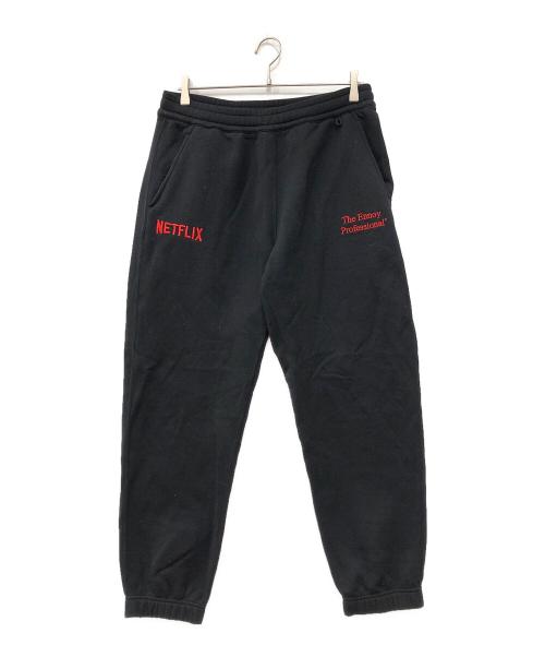 The Ennnoy Professional（ザ エンノイ プロフェッショナル）The Ennnoy Professional (ザ エンノイ プロフェッショナル) NETFLIX (ネットフリックス) スウェットパンツ ブラック サイズ:Mの古着・服飾アイテム