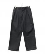 maison kitsune×and wanderメゾンキツネ×アンドワンダー）の古着「ウールパンツ」｜グレー