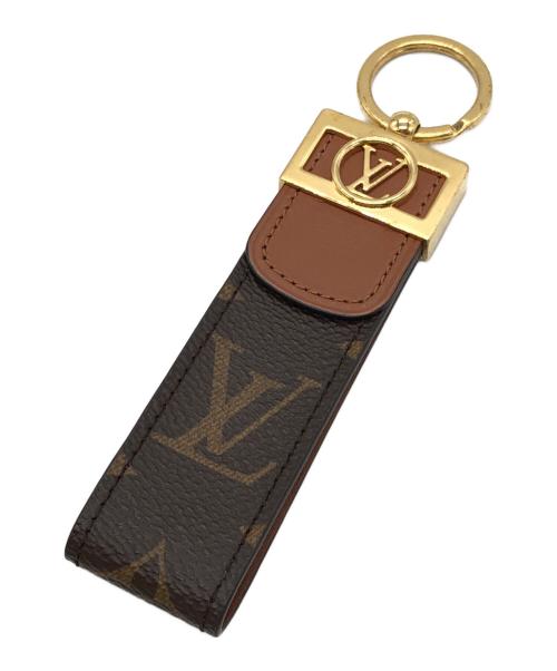 LOUIS VUITTON（ルイ ヴィトン）LOUIS VUITTON (ルイ ヴィトン) ドランヌドーフィーヌモノグラムキーホールダー ブラウン サイズ:下記参照の古着・服飾アイテム