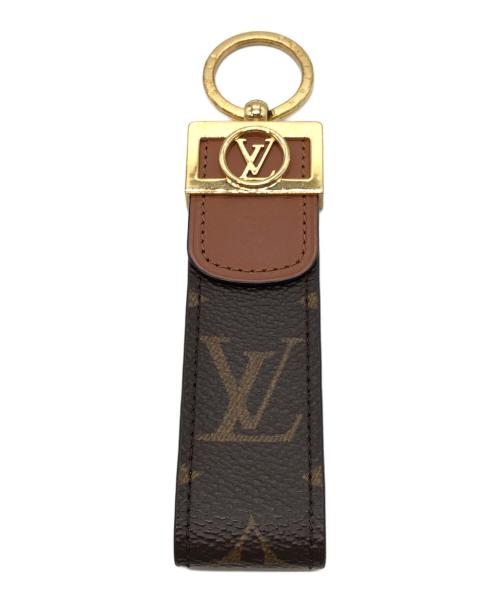 LOUIS VUITTON（ルイ ヴィトン）LOUIS VUITTON (ルイ ヴィトン) ドランヌドーフィーヌモノグラムキーホールダー ブラウン サイズ:下記参照の古着・服飾アイテム